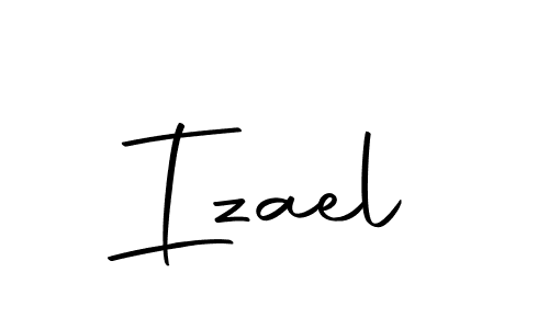 How to make Izael signature? Autography-DOLnW is a professional autograph style. Create handwritten signature for Izael name. Izael signature style 10 images and pictures png