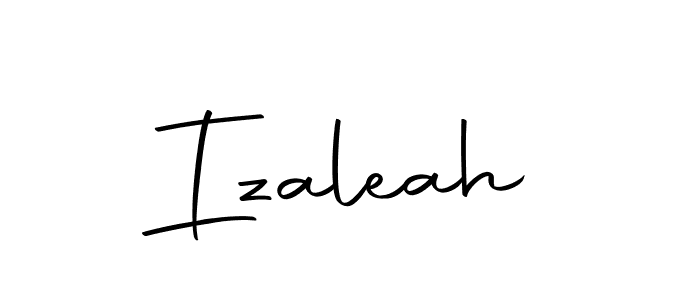 Similarly Autography-DOLnW is the best handwritten signature design. Signature creator online .You can use it as an online autograph creator for name Izaleah. Izaleah signature style 10 images and pictures png