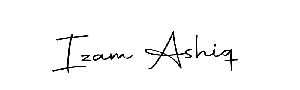 Design your own signature with our free online signature maker. With this signature software, you can create a handwritten (Autography-DOLnW) signature for name Izam Ashiq. Izam Ashiq signature style 10 images and pictures png