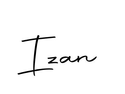 The best way (Autography-DOLnW) to make a short signature is to pick only two or three words in your name. The name Izan include a total of six letters. For converting this name. Izan signature style 10 images and pictures png