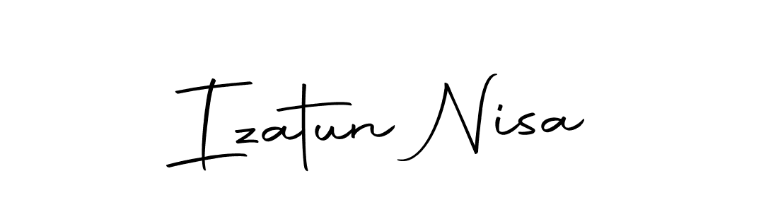 Make a short Izatun Nisa signature style. Manage your documents anywhere anytime using Autography-DOLnW. Create and add eSignatures, submit forms, share and send files easily. Izatun Nisa signature style 10 images and pictures png