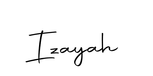 Use a signature maker to create a handwritten signature online. With this signature software, you can design (Autography-DOLnW) your own signature for name Izayah. Izayah signature style 10 images and pictures png