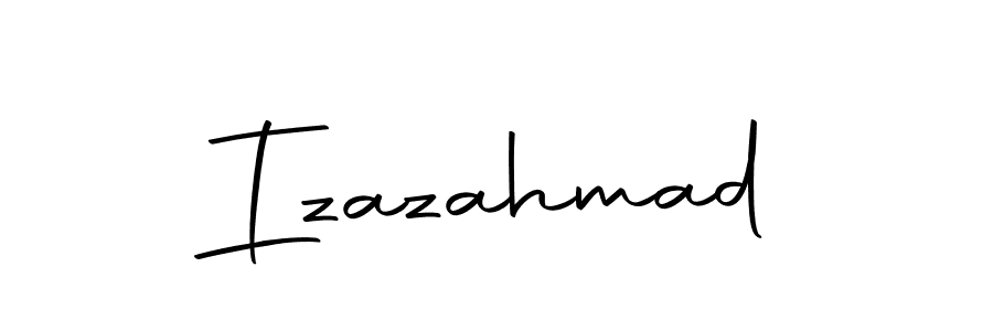 Make a beautiful signature design for name Izazahmad. With this signature (Autography-DOLnW) style, you can create a handwritten signature for free. Izazahmad signature style 10 images and pictures png