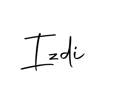 Design your own signature with our free online signature maker. With this signature software, you can create a handwritten (Autography-DOLnW) signature for name Izdi. Izdi signature style 10 images and pictures png