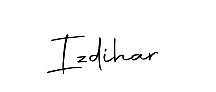 Similarly Autography-DOLnW is the best handwritten signature design. Signature creator online .You can use it as an online autograph creator for name Izdihar. Izdihar signature style 10 images and pictures png