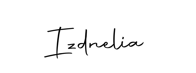How to make Izdnelia name signature. Use Autography-DOLnW style for creating short signs online. This is the latest handwritten sign. Izdnelia signature style 10 images and pictures png