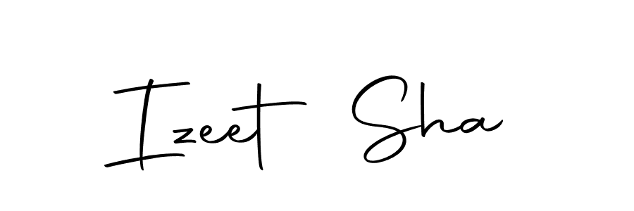 How to make Izeet Sha name signature. Use Autography-DOLnW style for creating short signs online. This is the latest handwritten sign. Izeet Sha signature style 10 images and pictures png