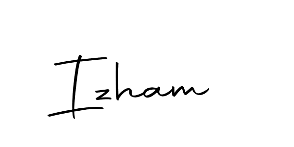 Similarly Autography-DOLnW is the best handwritten signature design. Signature creator online .You can use it as an online autograph creator for name Izham . Izham  signature style 10 images and pictures png