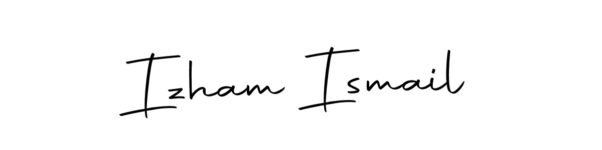 Make a beautiful signature design for name Izham Ismail. Use this online signature maker to create a handwritten signature for free. Izham Ismail signature style 10 images and pictures png