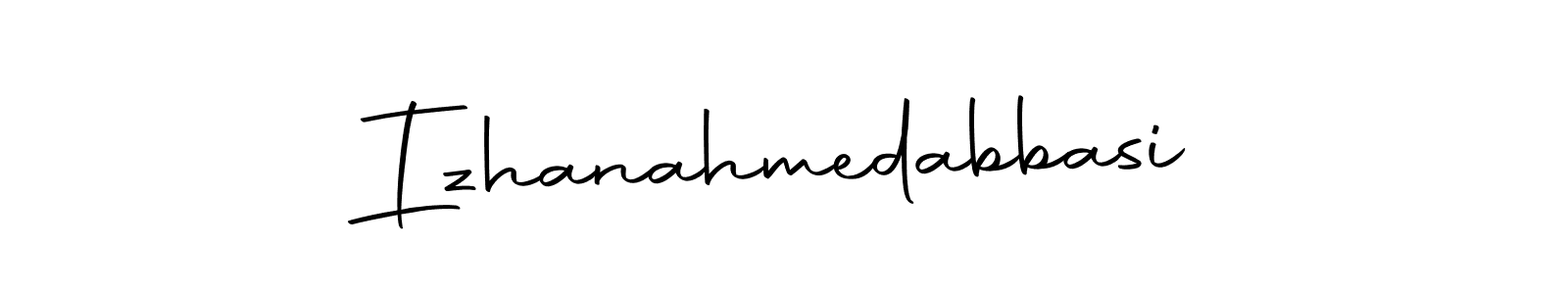 Here are the top 10 professional signature styles for the name Izhanahmedabbasi. These are the best autograph styles you can use for your name. Izhanahmedabbasi signature style 10 images and pictures png