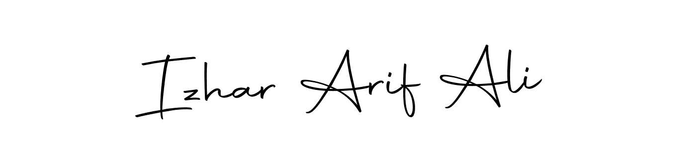 Make a beautiful signature design for name Izhar Arif Ali. With this signature (Autography-DOLnW) style, you can create a handwritten signature for free. Izhar Arif Ali signature style 10 images and pictures png