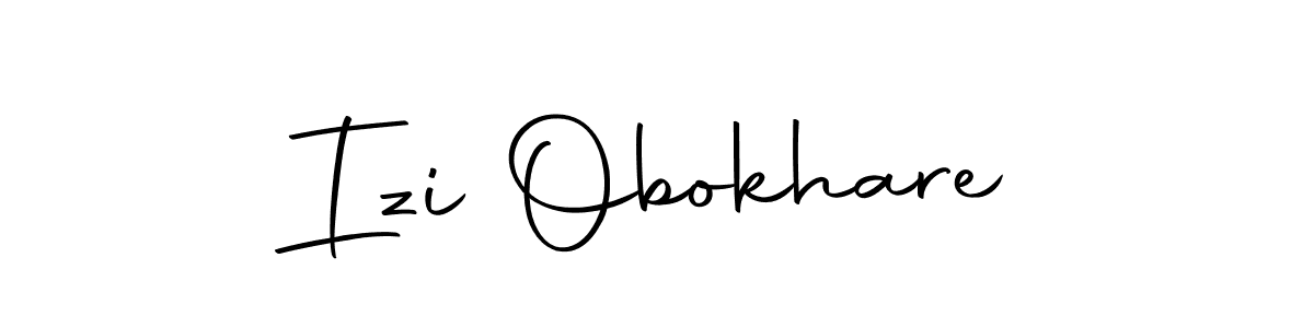 if you are searching for the best signature style for your name Izi Obokhare. so please give up your signature search. here we have designed multiple signature styles  using Autography-DOLnW. Izi Obokhare signature style 10 images and pictures png