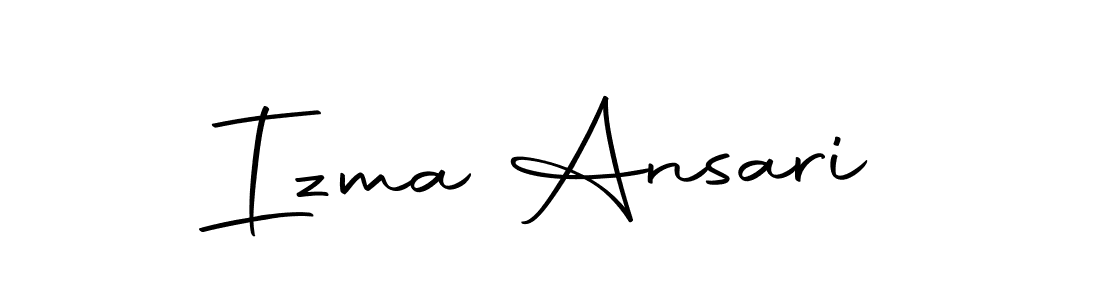Make a beautiful signature design for name Izma Ansari. Use this online signature maker to create a handwritten signature for free. Izma Ansari signature style 10 images and pictures png
