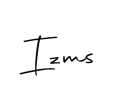 The best way (Autography-DOLnW) to make a short signature is to pick only two or three words in your name. The name Izms include a total of six letters. For converting this name. Izms signature style 10 images and pictures png