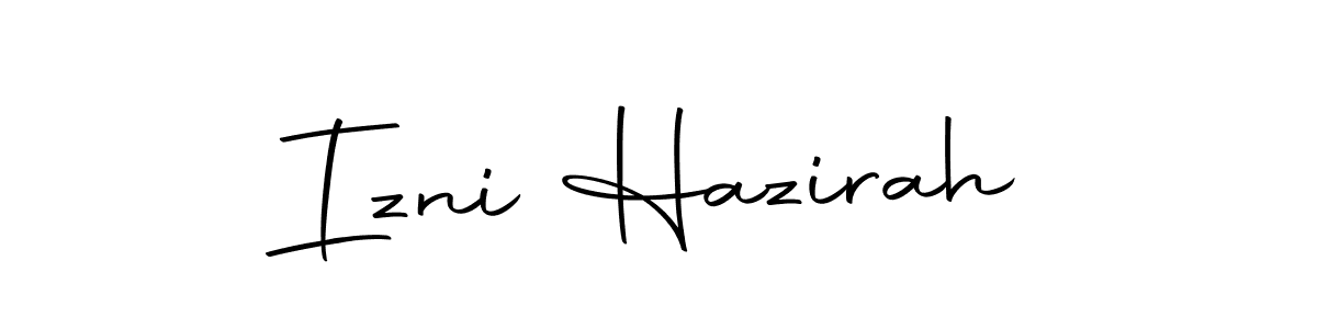 Also You can easily find your signature by using the search form. We will create Izni Hazirah name handwritten signature images for you free of cost using Autography-DOLnW sign style. Izni Hazirah signature style 10 images and pictures png