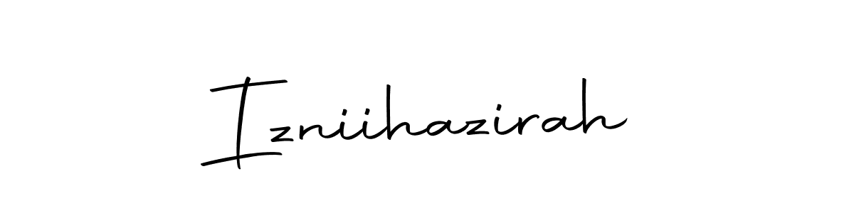Check out images of Autograph of Izniihazirah name. Actor Izniihazirah Signature Style. Autography-DOLnW is a professional sign style online. Izniihazirah signature style 10 images and pictures png