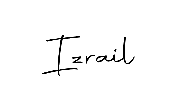 Use a signature maker to create a handwritten signature online. With this signature software, you can design (Autography-DOLnW) your own signature for name Izrail. Izrail signature style 10 images and pictures png