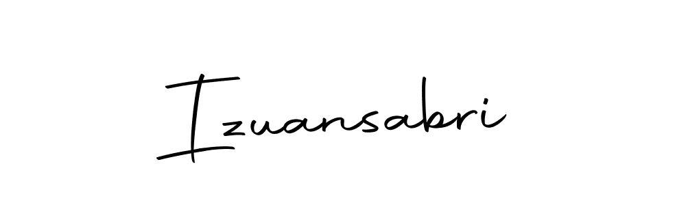 Create a beautiful signature design for name Izuansabri. With this signature (Autography-DOLnW) fonts, you can make a handwritten signature for free. Izuansabri signature style 10 images and pictures png