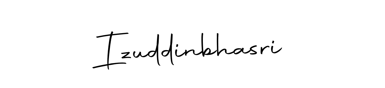 Create a beautiful signature design for name Izuddinbhasri. With this signature (Autography-DOLnW) fonts, you can make a handwritten signature for free. Izuddinbhasri signature style 10 images and pictures png