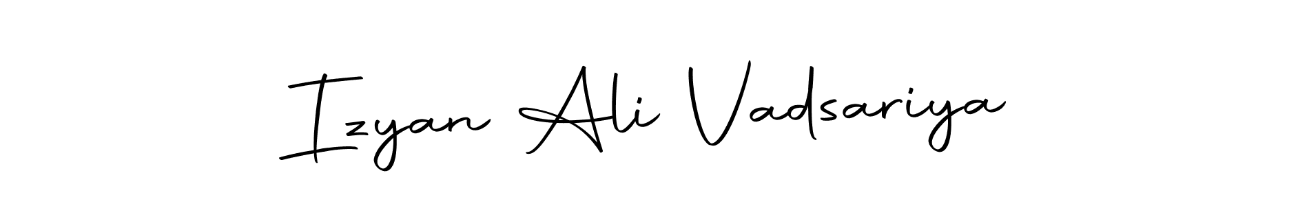 Here are the top 10 professional signature styles for the name Izyan Ali Vadsariya. These are the best autograph styles you can use for your name. Izyan Ali Vadsariya signature style 10 images and pictures png
