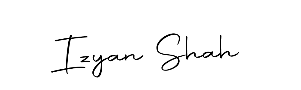 Izyan Shah stylish signature style. Best Handwritten Sign (Autography-DOLnW) for my name. Handwritten Signature Collection Ideas for my name Izyan Shah. Izyan Shah signature style 10 images and pictures png