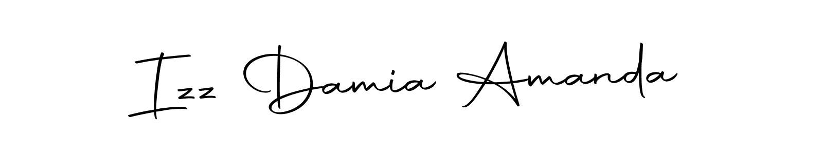 Also we have Izz Damia Amanda name is the best signature style. Create professional handwritten signature collection using Autography-DOLnW autograph style. Izz Damia Amanda signature style 10 images and pictures png