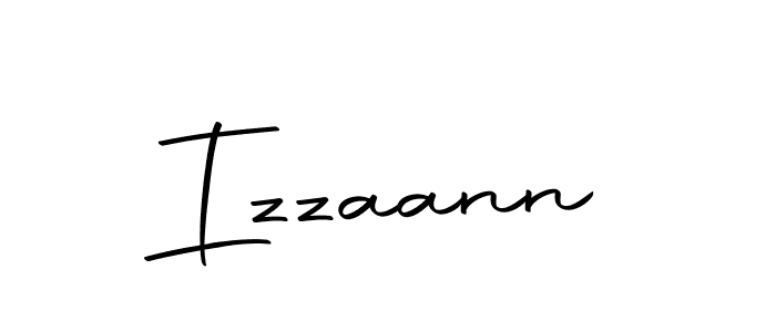 Use a signature maker to create a handwritten signature online. With this signature software, you can design (Autography-DOLnW) your own signature for name Izzaann. Izzaann signature style 10 images and pictures png