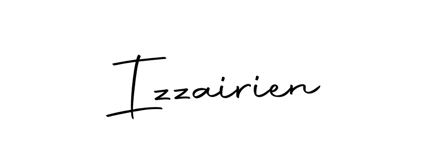 You should practise on your own different ways (Autography-DOLnW) to write your name (Izzairien) in signature. don't let someone else do it for you. Izzairien signature style 10 images and pictures png