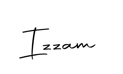 Make a beautiful signature design for name Izzam. With this signature (Autography-DOLnW) style, you can create a handwritten signature for free. Izzam signature style 10 images and pictures png