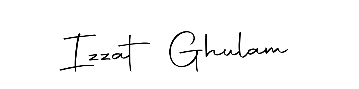 Design your own signature with our free online signature maker. With this signature software, you can create a handwritten (Autography-DOLnW) signature for name Izzat Ghulam. Izzat Ghulam signature style 10 images and pictures png