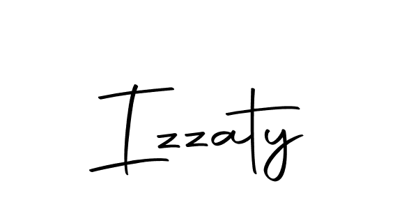 Design your own signature with our free online signature maker. With this signature software, you can create a handwritten (Autography-DOLnW) signature for name Izzaty. Izzaty signature style 10 images and pictures png