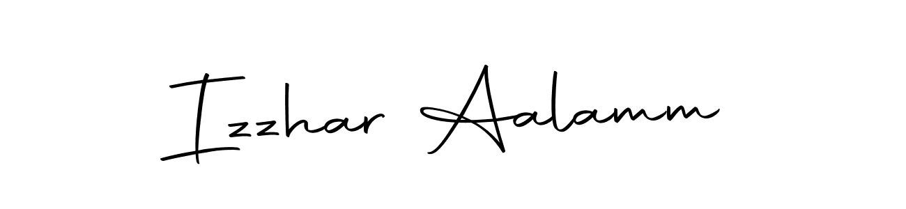 Make a beautiful signature design for name Izzhar Aalamm. Use this online signature maker to create a handwritten signature for free. Izzhar Aalamm signature style 10 images and pictures png