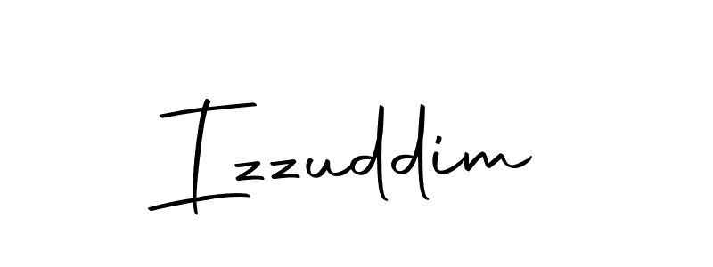 Use a signature maker to create a handwritten signature online. With this signature software, you can design (Autography-DOLnW) your own signature for name Izzuddim. Izzuddim signature style 10 images and pictures png