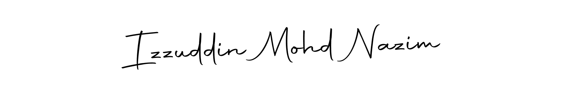 You can use this online signature creator to create a handwritten signature for the name Izzuddin Mohd Nazim. This is the best online autograph maker. Izzuddin Mohd Nazim signature style 10 images and pictures png