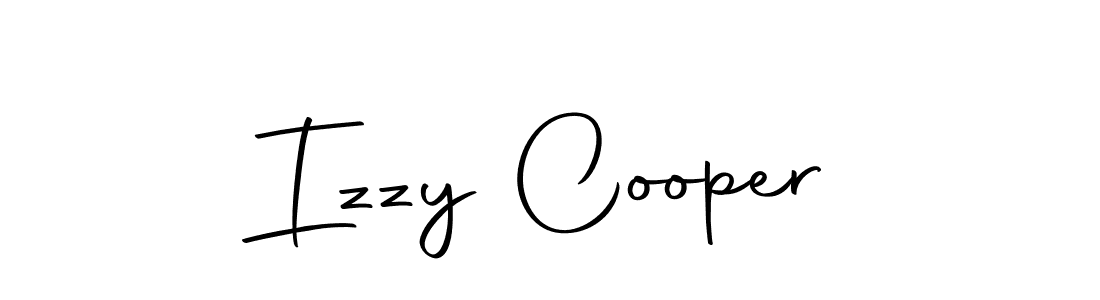 How to make Izzy Cooper name signature. Use Autography-DOLnW style for creating short signs online. This is the latest handwritten sign. Izzy Cooper signature style 10 images and pictures png