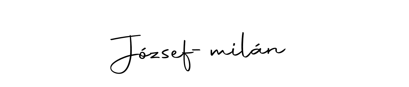 How to make József-milán signature? Autography-DOLnW is a professional autograph style. Create handwritten signature for József-milán name. József-milán signature style 10 images and pictures png