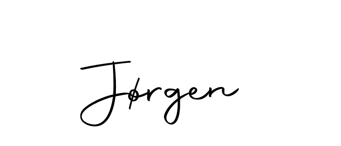 Jørgen stylish signature style. Best Handwritten Sign (Autography-DOLnW) for my name. Handwritten Signature Collection Ideas for my name Jørgen. Jørgen signature style 10 images and pictures png