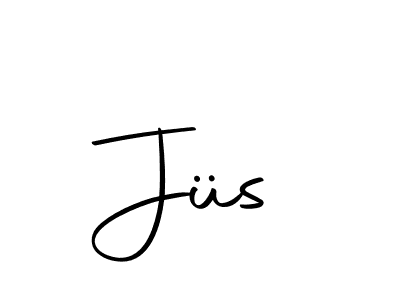 Make a beautiful signature design for name Jüs. With this signature (Autography-DOLnW) style, you can create a handwritten signature for free. Jüs signature style 10 images and pictures png