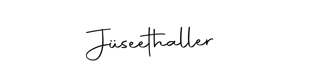 You can use this online signature creator to create a handwritten signature for the name Jüseethaller. This is the best online autograph maker. Jüseethaller signature style 10 images and pictures png