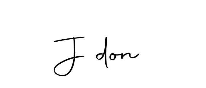 How to make J don signature? Autography-DOLnW is a professional autograph style. Create handwritten signature for J don name. J don signature style 10 images and pictures png