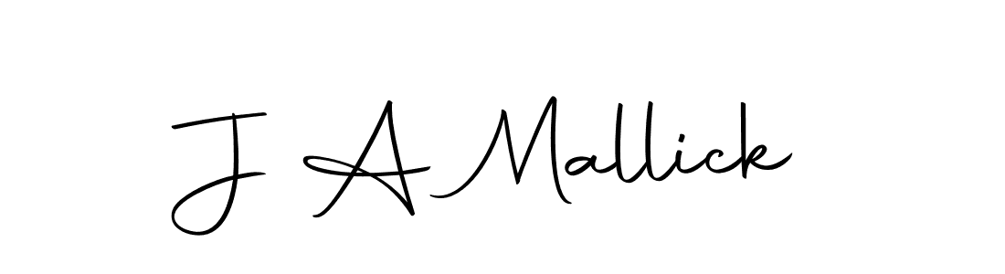 if you are searching for the best signature style for your name J A Mallick. so please give up your signature search. here we have designed multiple signature styles  using Autography-DOLnW. J A Mallick signature style 10 images and pictures png