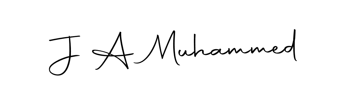 Design your own signature with our free online signature maker. With this signature software, you can create a handwritten (Autography-DOLnW) signature for name J A Muhammed. J A Muhammed signature style 10 images and pictures png