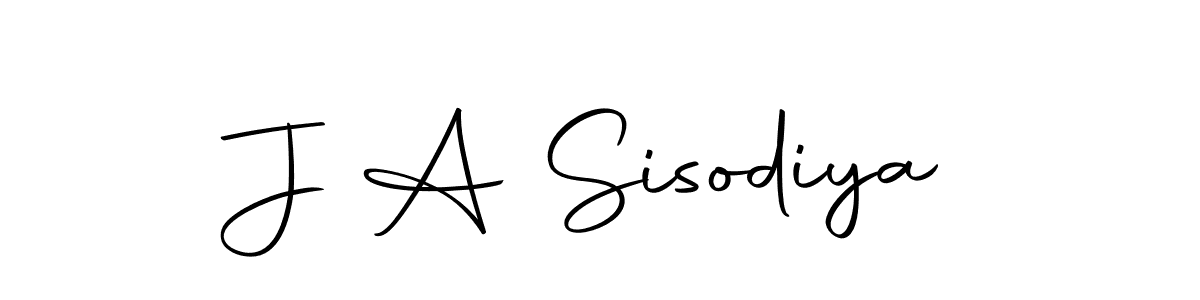 Make a beautiful signature design for name J A Sisodiya. Use this online signature maker to create a handwritten signature for free. J A Sisodiya signature style 10 images and pictures png