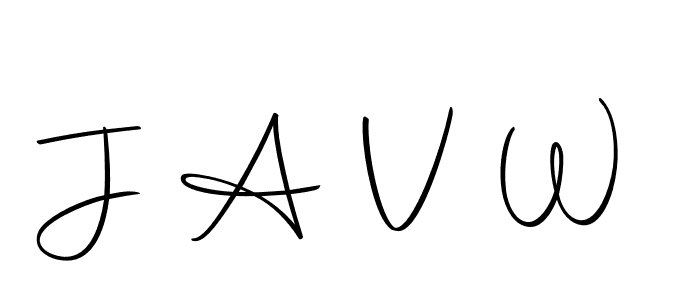 This is the best signature style for the J A V W name. Also you like these signature font (Autography-DOLnW). Mix name signature. J A V W signature style 10 images and pictures png