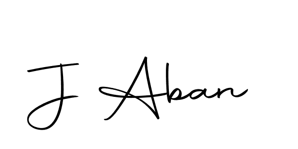 Here are the top 10 professional signature styles for the name J Aban. These are the best autograph styles you can use for your name. J Aban signature style 10 images and pictures png