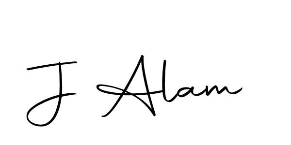 You should practise on your own different ways (Autography-DOLnW) to write your name (J Alam) in signature. don't let someone else do it for you. J Alam signature style 10 images and pictures png