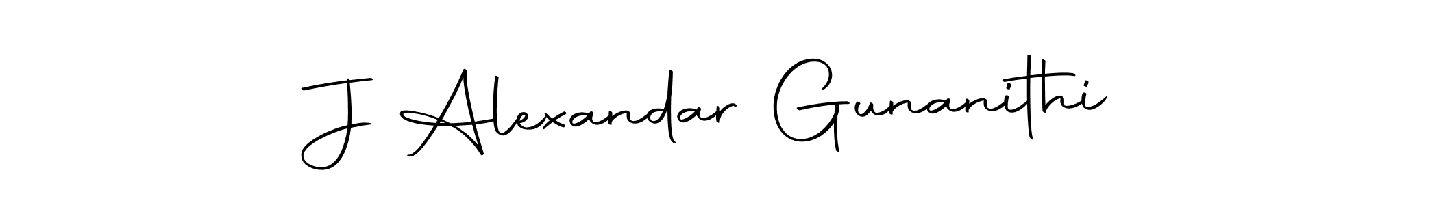 Also You can easily find your signature by using the search form. We will create J Alexandar Gunanithi name handwritten signature images for you free of cost using Autography-DOLnW sign style. J Alexandar Gunanithi signature style 10 images and pictures png