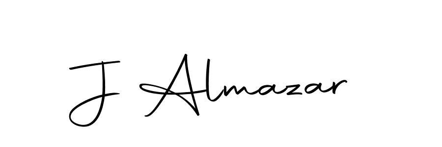 How to make J Almazar name signature. Use Autography-DOLnW style for creating short signs online. This is the latest handwritten sign. J Almazar signature style 10 images and pictures png