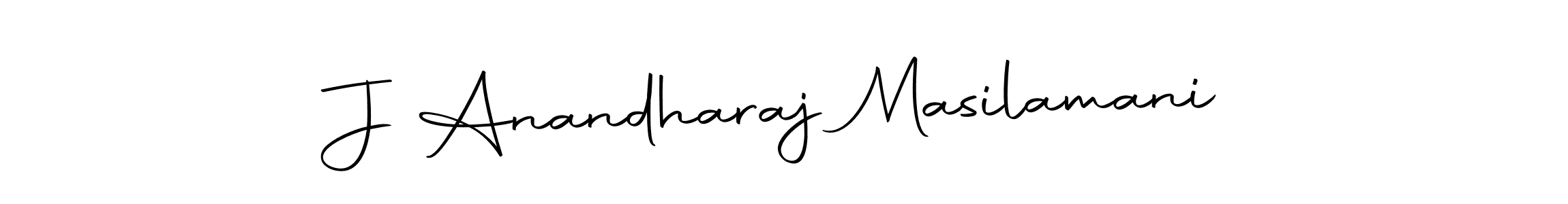 How to make J Anandharaj Masilamani signature? Autography-DOLnW is a professional autograph style. Create handwritten signature for J Anandharaj Masilamani name. J Anandharaj Masilamani signature style 10 images and pictures png