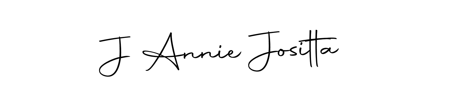 Create a beautiful signature design for name J Annie Jositta. With this signature (Autography-DOLnW) fonts, you can make a handwritten signature for free. J Annie Jositta signature style 10 images and pictures png